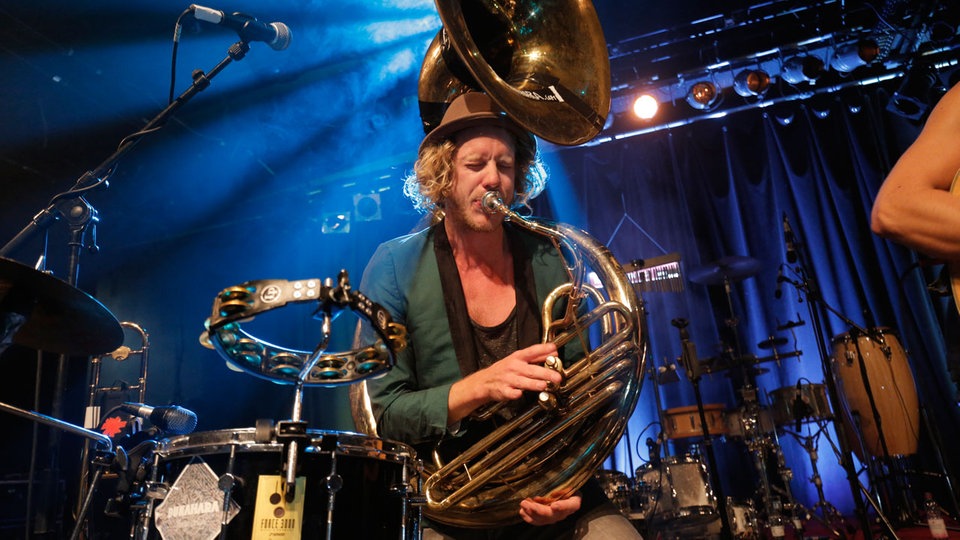 Bildrechte: WDR/Live Bukahra live beim Funkhaus Europa Tanz in den Mai 2015