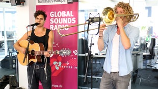 Bukahara bei der Juicy Beats Sondersendung live im Funkhaus Europa Studio