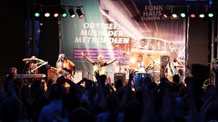 Sierra Leone Refugee Allstars bei Odyssee 2015 in Mühlheim