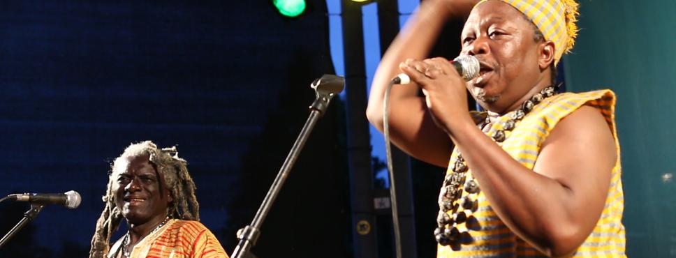 Sierra Leone Refugee Allstars bei der Funkhaus Europa Odyssee 2015 in Mühlheim an der Ruhr