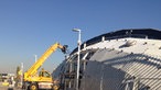 Baustelle auf dem Expogelände