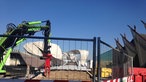 Baustelle auf dem Expogelände
