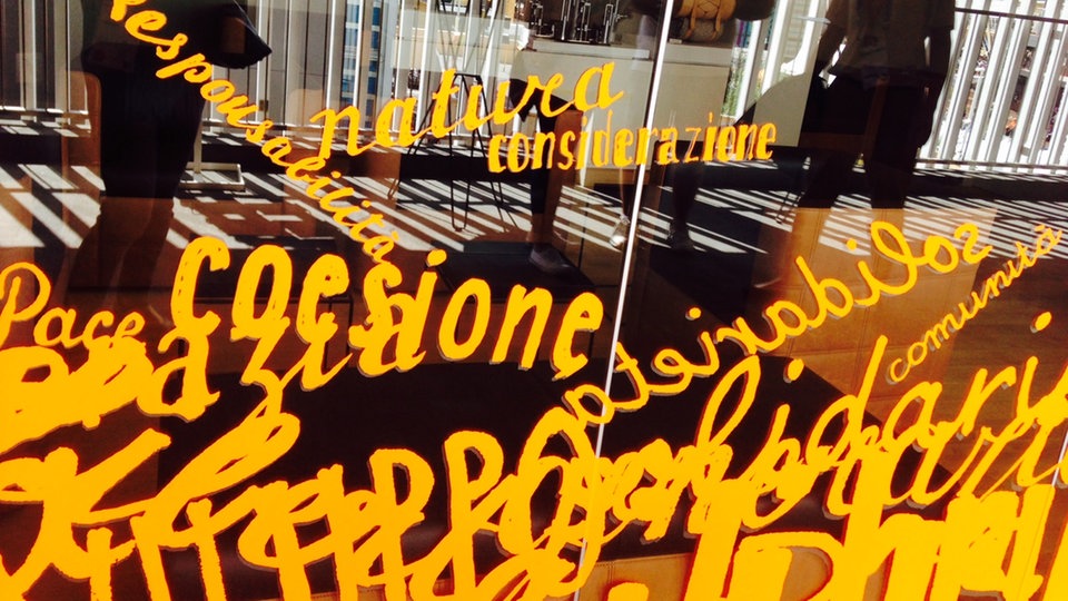 Bildrechte: Cristina Giordano Schriftzüge zum nachdenken Epo 2015