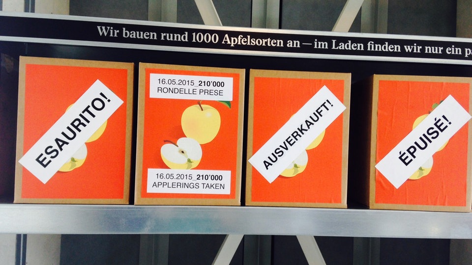 Bildrechte: Cristina Giordano Expo 2015: Äpfel ausverkauft