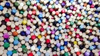 Pavillon Frankreich: bunte Korken