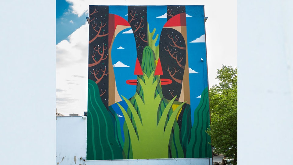 Bildrechte: Iacurci/PR Kreuzberg-Murale von Agostino Iacurci ist fertig