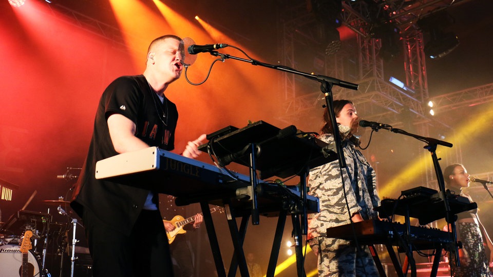 Bildrechte: WDR/Rühl Jungle beim Roskilde Festival 2015