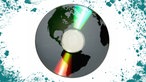 CD mit Weltkarte
