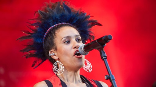 La Yegros live beim Juicy Beats Festival 2013