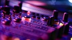 Regler eines DJ-Pults