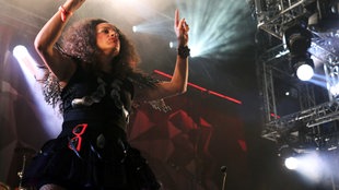 La Yegros beim Roskilde Festival 2015