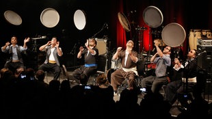 Razbar Ensemble bei der Tanz in den Mai Party von Funkhaus Europa