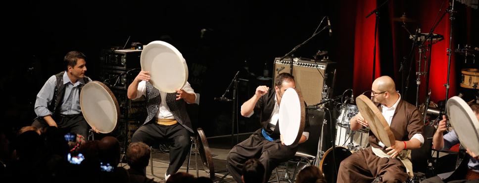 Razbar Ensemble bei der Tanz in den Mai Party von Funkhaus Europa