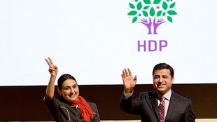 Die HDP-Vorsitzenden Selahattin Demirtaş und Figen Yüksekdağ