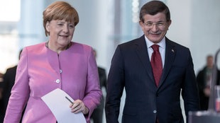 Treffen zwischen Bundeskanzlerin Merkel und dem türkischen Premierminister Ahmet Davutoglu