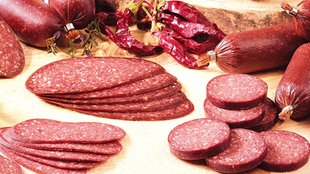 Verschiedene Wurstwaren