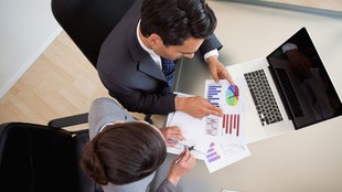 Unternehmer bei der Arbeit