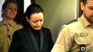 Beate Zschäpe am 85. Prozesstag