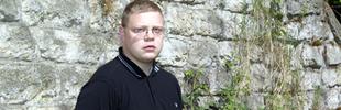 Der Vizevorsitzende des Thüringer NPD-Landesvorstands, Tino Brandt, aufgenommen am 23.05.2001 in Ilmenau (Thüringen)