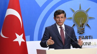 Türkischer Ministerpräsident Ahmet Davutoglu