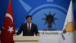 Türkischer Ministerpräsident Ahmet Davutoglu