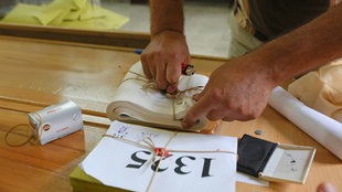 Auszählung der Stimmzettel Parlamentswahlen Türkei