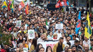 Demonstration in Cizre