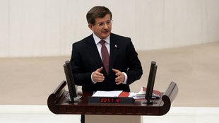 Türkischer Premierminister Ahmet Davutoglu
