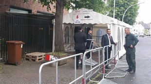 Wahllokal im türkischen Generalkonsulat Köln für die Parlamentswahlen in der Türkei