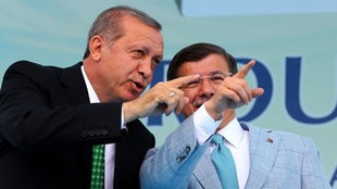 Staatspräsident Erdogan und Regierungschef Davutoglu