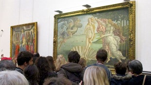 Austellung von Botticellis Venus