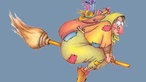 Eine Darstellung der Befana