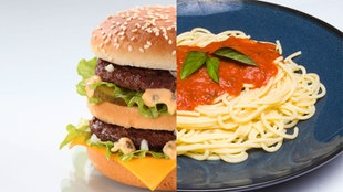 Burger vs. Spaghetti 