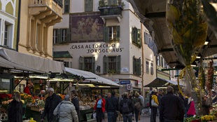 Der Wochenmarkt von Bozen