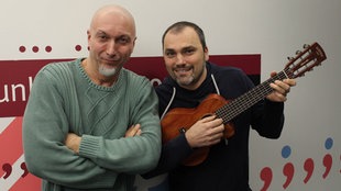 Saša Bojić i Danko Rabrenović u studiju Funkhaus Europa