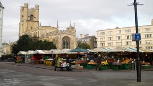 Wochenmarkt in Cambridge