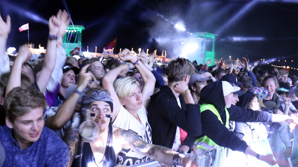 Bildrechte: WDR/Rühl Tropkillaz beim Roskilde Festival 2015