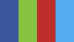 Social Media Farben, Facebook-Blau, Spotify-Grün, YouTube-Rot, Twitter-Blau